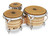 Latin Percussion LP Generation 3 Traditional 5-1/2", 7-1/4", and 9" Bongos – Oak Natural with Chrome Hardware (LP202-AW) – handcrafted LP multi-size bongos with warm tone, available at Musician Madness.