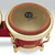 Latin Percussion LP Fausto Cuevas III Signature 7-1/4"–8-5/8" Bongos – Ferrari Red Fiberglass with Gold Hardware (LP794V-ARG) – premium LP signature bongos available at Musician Madness.