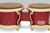 Latin Percussion LP Fausto Cuevas III Signature 7-1/4"–8-5/8" Bongos – Ferrari Red Fiberglass with Gold Hardware (LP794V-ARG) – premium LP signature bongos available at Musician Madness.