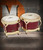Latin Percussion LP Matador Traditional 7-1/4"–8-5/8" Oak Bongos – Red Finish with Gold Hardware (M201-RW) – premium LP Matador bongos, available at Musician Madness.