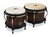 Latin Percussion LP Matador Traditional 7-1/4"-8-5/8" Oak Bongos - Whiskey Barrel Finish with Black Hardware (M201-WB) - stylish LP Matador bongos with warm tone, available at Musician Madness.