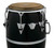 Latin Percussion LP Patato CCII 12-1/2" Fiberglass Tumba – Black with Chrome Hardware (LP552X-1BK) – signature Patato tumba available at Musician Madness.