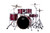 Mapex VE5045FTCVM Venus 5-Piece Fusion Drum Set in Crimson Red Sparkle with hardware and cymbal pack.