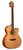 Washburn G66SCE Comfort Deluxe 66 Acoustic-Electric Guitar featuring a spalted maple top, auditorium cutaway body, premium Comfort Series armrest design, and onboard electronics for professional performance.