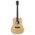Alvarez Laureate LD60e Dreadnought Acoustic-Electric Guitar featuring a full dreadnought body, natural finish, warm powerful tone, premium Laureate craftsmanship, and onboard electronics for live and studio use.
