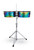 Latin Percussion LP257-TS Tony Succar 14"/15" Signature Timbales featuring vibrant rainbow shells, black nickel hardware, bold projection, and artist-designed tone ideal for salsa, timba, Latin pop, and contemporary percussion.