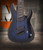 Schecter Omen Elite-8 MS 8-String – See-Thru Blue Burst (2467-SHC) featuring multiscale fingerboard, high-output humbuckers, contoured body, and a stunning figured top designed for modern extended-range performance.
