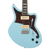 D’Angelico Premier Bedford – Sky Blue Metallic (DAPBEDSBMCTR) featuring an offset body shape, versatile pickups, comfortable neck profile, and a striking Sky Blue Metallic finish for modern rock and alternative styles.