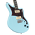 D’Angelico Premier Bedford – Sky Blue Metallic (DAPBEDSBMCTR) featuring an offset body shape, versatile pickups, comfortable neck profile, and a striking Sky Blue Metallic finish for modern rock and alternative styles.