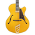 The Dâ€™Angelico Single Cutaway Hollowbody in Amber (DAE16AMBGT) delivers warm jazz tone, classic archtop styling, and includes a fitted case. Available at Musician Madness.