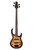 H. Jimenez 4-String Satin Spalt Burst Bass Guitar (LBS4-SB) with deluxe padded gig bag