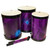 Toca Sympatico Nesting Djun-Djun Set of 3, 12"/14"/16", Pretuned Fiber with Dot - Woodstock Purple (TSSNDD-3PCWP-FDP)