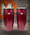 Toca Synergy Wood Conga Set, 10"/11" - Matte Racing Red (2300RRD)