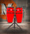 Toca Synergy Fiberglass 10"/11" Conga Set with Double Stand - Red (2300FRD)