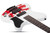 Schecter Simon Gallup Ultra Spitfire - Gloss White with Red Lion graphic (2254)