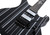 Schecter Synyster Custom - Gloss Black with Silver Pinstripes (1740)