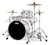 PDP Concept Maple - Pearlescent White, Chrome Hardware Rock (PDCM24RKPW)