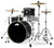 PDP Concept Maple - Satin Black, Chrome Hardware Rock (PDCM24RKBK)