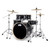 PDP Mainstage 5pc Complete Kit w/HW, Paiste Cymbals, Throne - Black Sparkle (PDMA2215KTBS)
