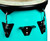 LP 10-11 Discovery Conga Set w/Std - Sea Foam percussion instrument