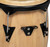 LP City 10-11 Set Oak Nat Black w/Dbl Std percussion instrument