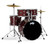 PDP Centerstage 5-Piece Drum Set w/ Hardware, Cymbals & Throne - Ruby Red Sparkle (PDCE2015KTRR)
