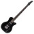 Silvertone Short Scale Bass Lipstick Pickups  24 Fret - Black Silver Flake (1444BSF)