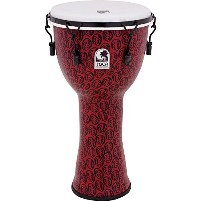 Toca a TF2DM-12RM Freestyle II Mechanically Tuned 12-Inch Djembe - Red Mask Finish