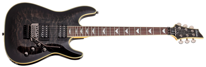 Schecter Omen Extreme Floyd Rose See Thru Black