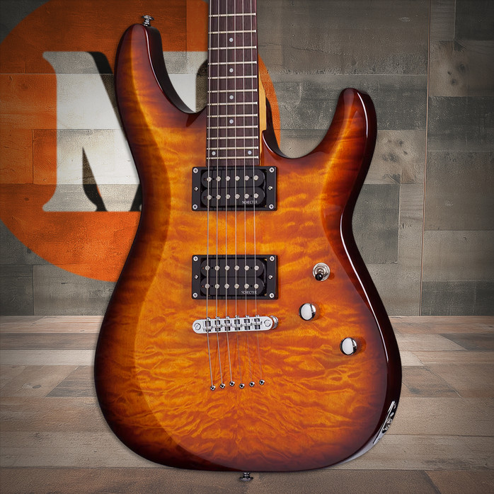 Schecter C-6 Plus - Vintage Sunburst (444)