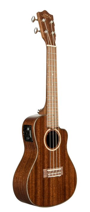 Lanikai All Solid Mahogany Concert with Kula Preamp A/E Ukulele (MAS-CEC)