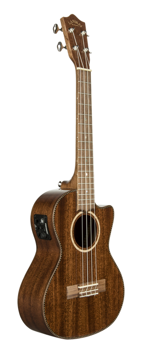 Lanikai All Solid Mahogany Tenor with Kula Preamp A/E Ukulele (MAS-CET)
