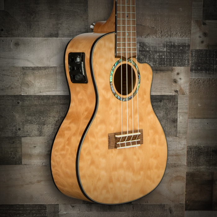 Lanikai Quilted Maple Natural Concert with Kula Preamp A/E Ukulele (QM-NACEC) Lanikai Quilted Maple Natural Concert with Kula Preamp A/E Ukulele (QM-NACEC)
