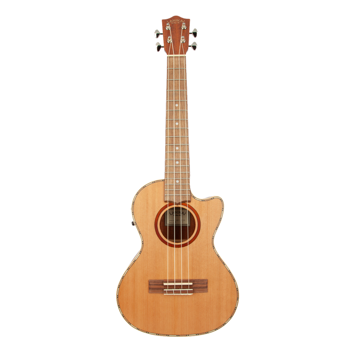 Lanikai Cedar Solid Top with Kula Preamp A/E Ukulele (CDST-CET)