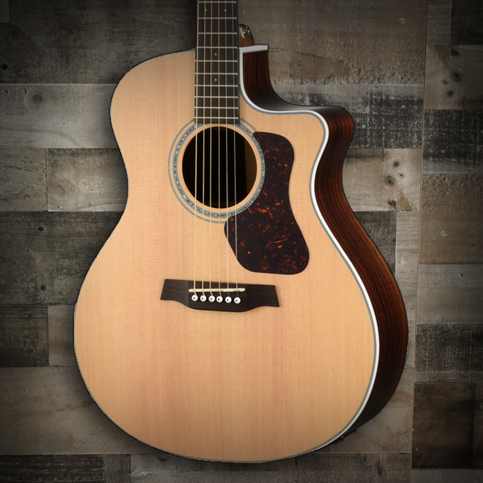 WALDEN G800CE Natura All-Solid Sitka/Rosewood Grand Auditorium Acoustic Cutaway-Electric - Satin Natural