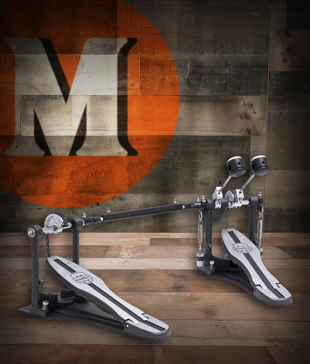 Mapex Mars 400 Series 410 Double Bass Drum Pedal – dual chain-drive pedal with smooth action, adjustable beaters, and durable construction for reliable double bass drumming