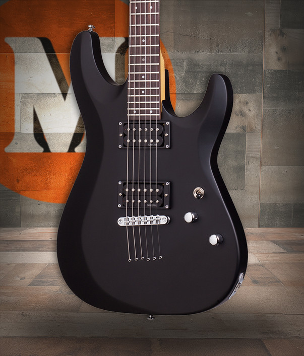 Schecter C-6 FR Deluxe LH Electric Guitar – Satin Black Left