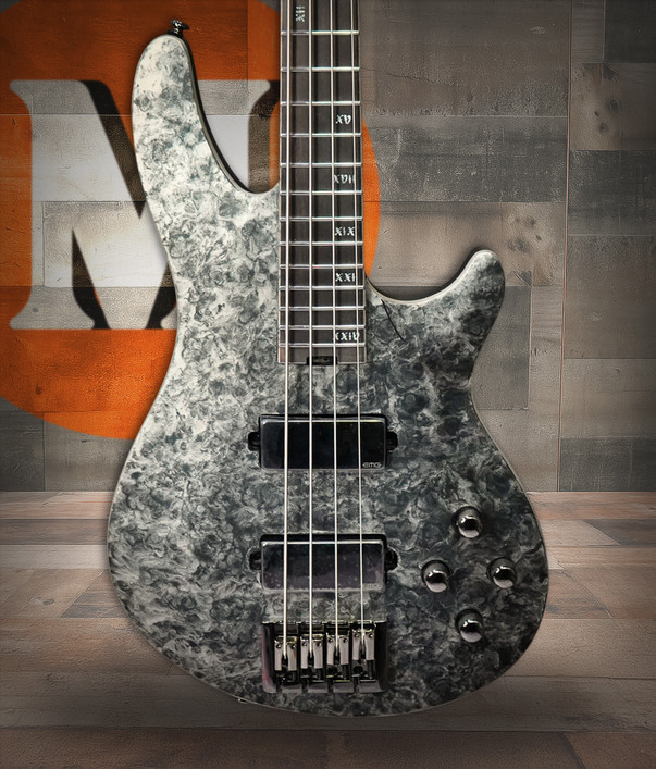 Schecter MVP C-4 Black Reign Electric Bass Guitar B-Stock (913B)