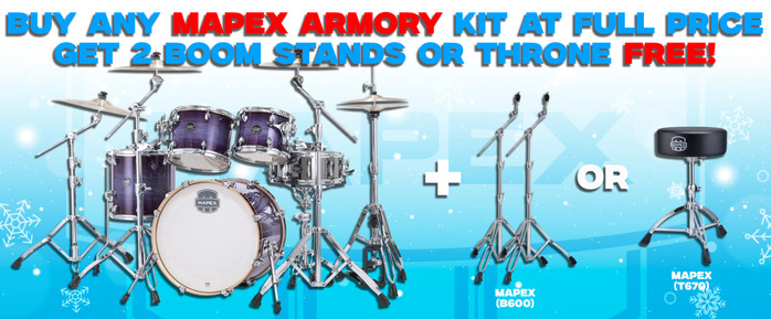 Mapex Armory Series Studioease Shell Pack – Jade Stone Burst (AR628SFUVJO) 