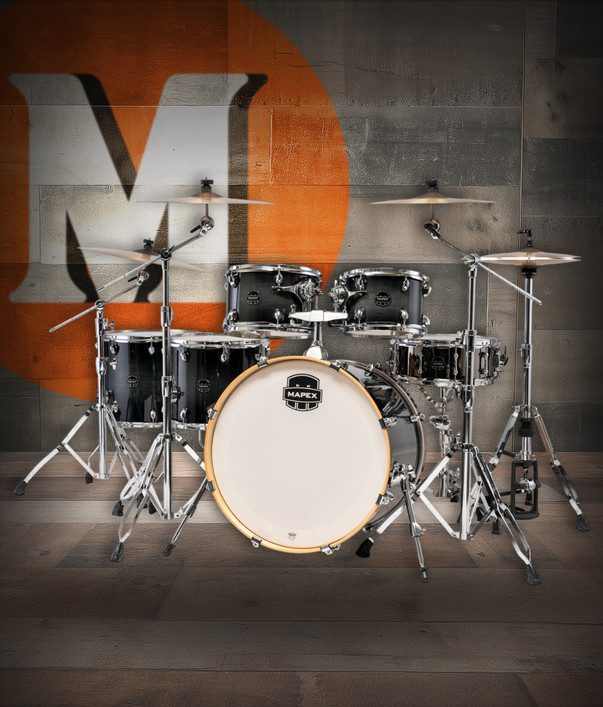 Mapex Armory Series Studioease Shell Pack - Black Onyx Burst