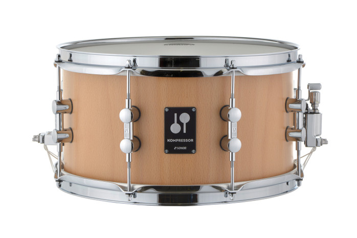 Sonor Kompressor Series KS-1307-SDW-NAB 13” x 7” Beech Snare Drum – Natural Beech finish – available at Musician Madness.