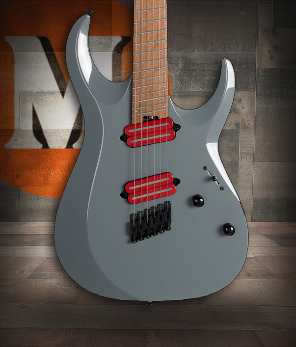 Cort MUTILITYII-TTG Mutility II Double Cutaway Electric Guitar in Tactical Gray finish with EMG pickups and EverTune bridge.