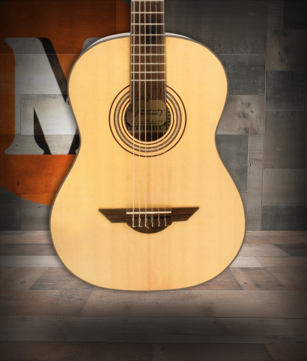 H. Jimenez Nylon String Electric Guitar (LG3E) natural finish acoustic-electric classical guitar
