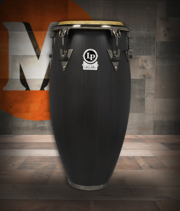 Latin Percussion LP Raul Rekow Top-Tuning 11" Quinto – New Zealand Pine Walnut Burst with Black Satin Hardware (LP522-TRRB) – signature LP quinto available at Musician Madness.