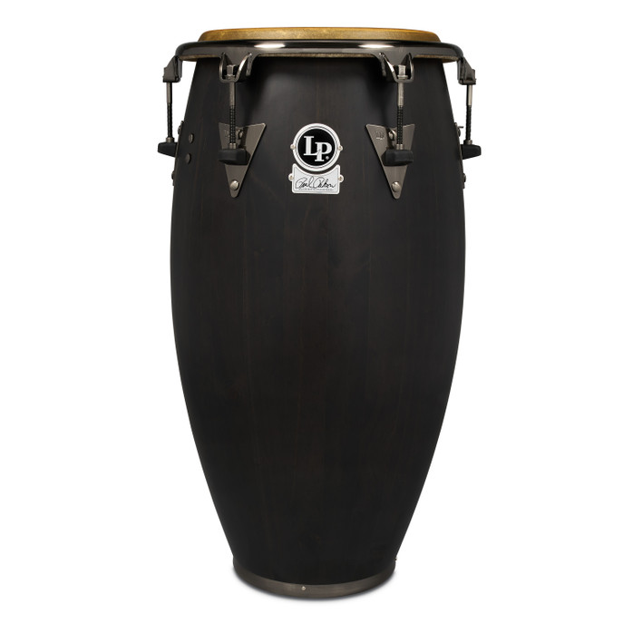 Latin Percussion LP Raul Rekow Top-Tuning 12-1/2" Tumba – New Zealand Pine Walnut Burst with Black Satin Hardware (LP552-TRRB) – signature LP tumba available at Musician Madness.