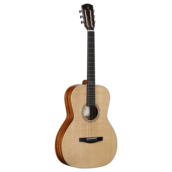 Alvarez Laureate LT60e 000-12 Fret Acoustic-Electric Guitar featuring a balanced 000 body, warm 12-fret design, natural finish, and onboard electronics for clear, expressive performance.