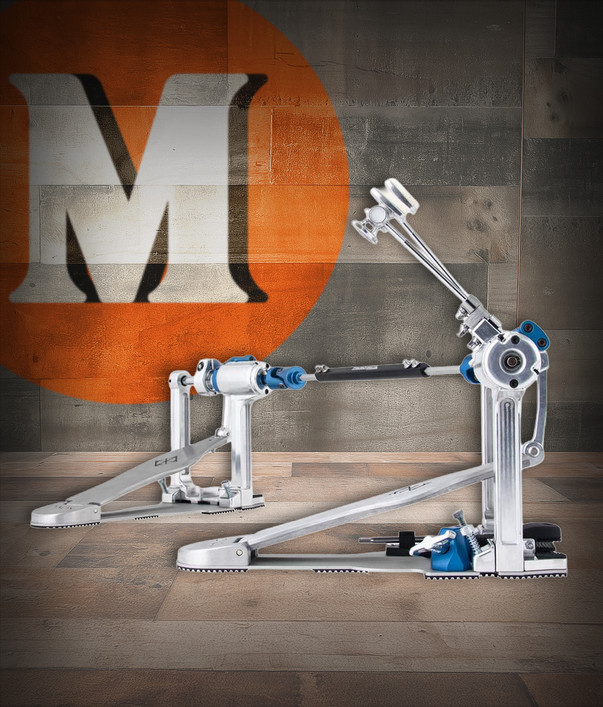 Dixon Precision Coil Direct Drive Double Bass Drum Pedal featuring a responsive direct-drive mechanism, dual-pedal design, adjustable tension system, and durable construction for high-performance drumming.