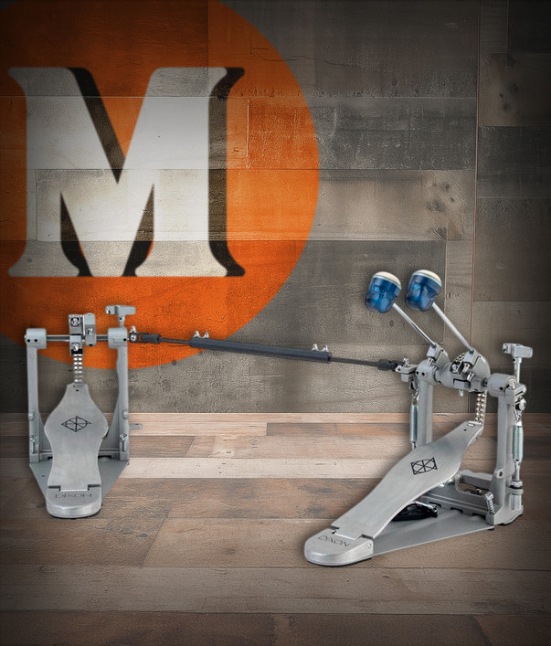 Dixon Precision 1000 Double Bass Drum Pedal featuring a smooth dual-pedal design, responsive action, adjustable tension system, and rugged construction ideal for modern drummers.