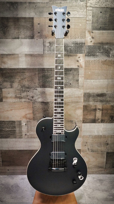 Schecter Solo-II SLS Elite Evil Twin Satin Black Electric Guitar