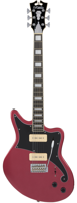 D’Angelico Premier Bedford – Oxblood (DAPBEDOXBCTR) featuring an offset solid body design, versatile pickup configuration, comfortable neck profile, and a rich Oxblood finish ideal for modern alternative and rock tones.